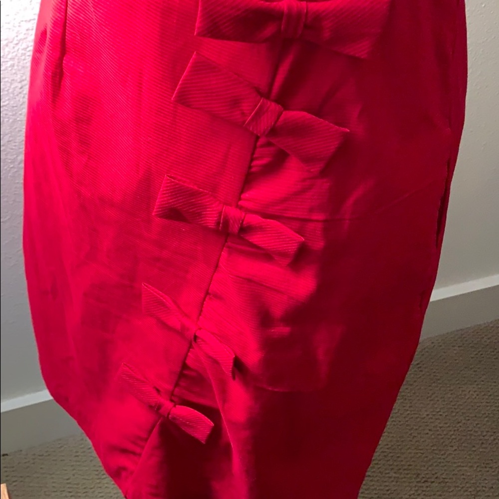 Anthro | Moulinette Soeurs | Red Dress | 6 - Picture 4 of 5